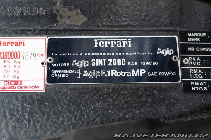 Ostatní značky Ostatní modely Ferr 308 GTSi QV 1983