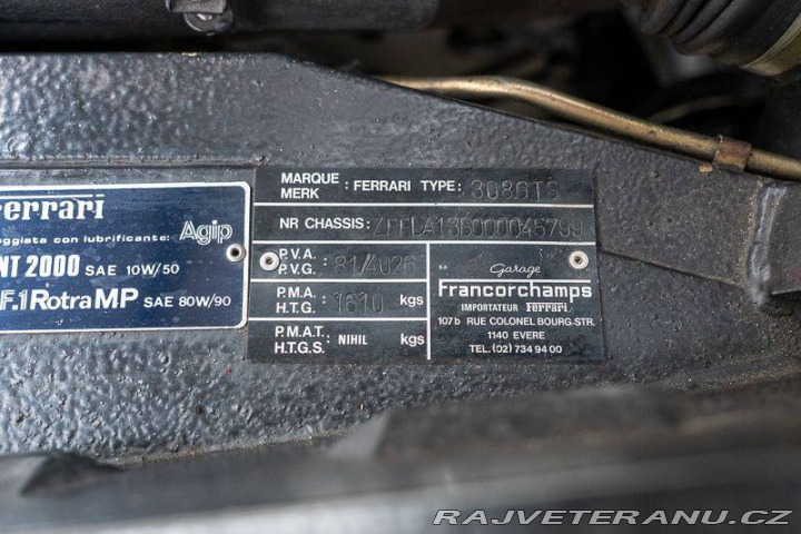 Ostatní značky Ostatní modely Ferr 308 GTSi QV 1983