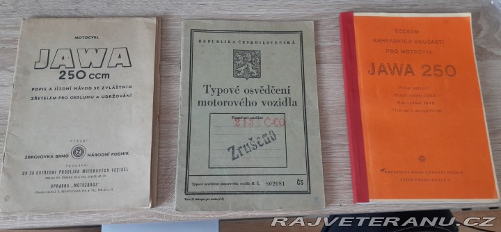 Jawa 250 Pérák s TP 1950