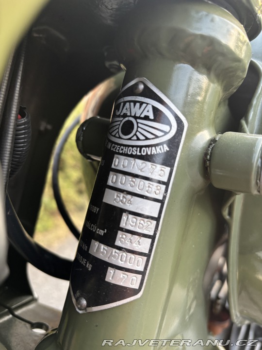 Jawa 350 Švéd po renovaci 1962