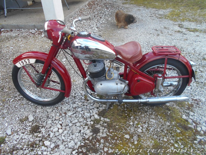 Jawa 350 350/18 pérák 1952