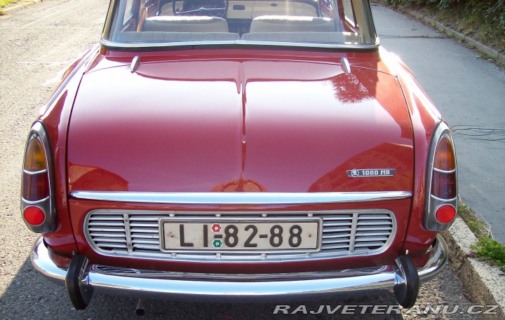 Škoda 1000 MB model 990 1966