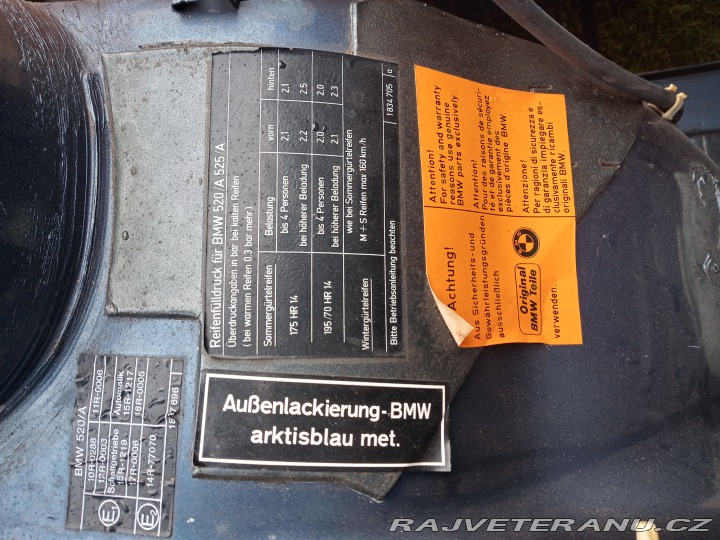 BMW 5 E12 520/6 1978