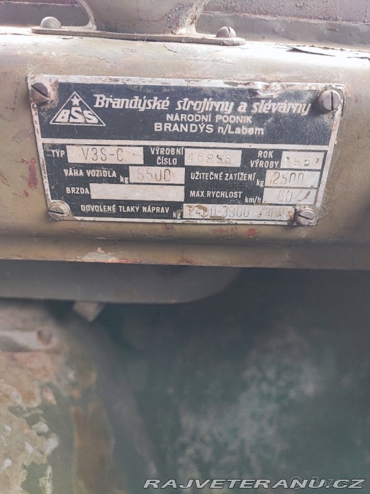 Praga V3S Vyvazecka 1957