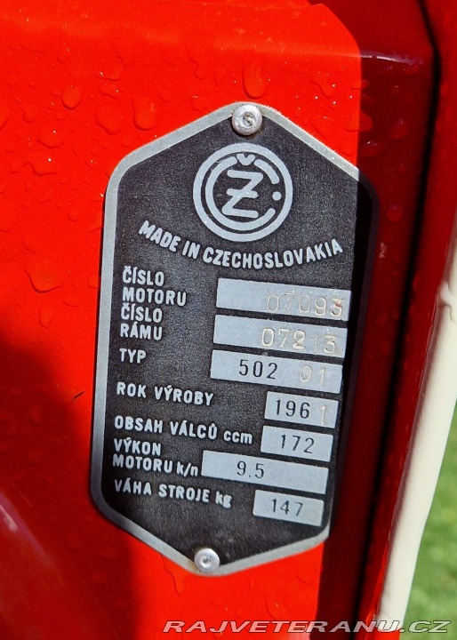 ČZ 175 502-Skutr 1961