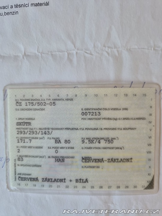 ČZ 175 502-Skutr 1961