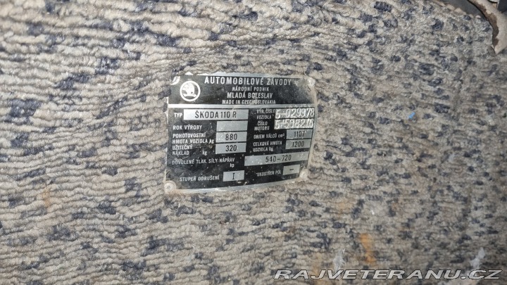 Škoda 110 R 1975