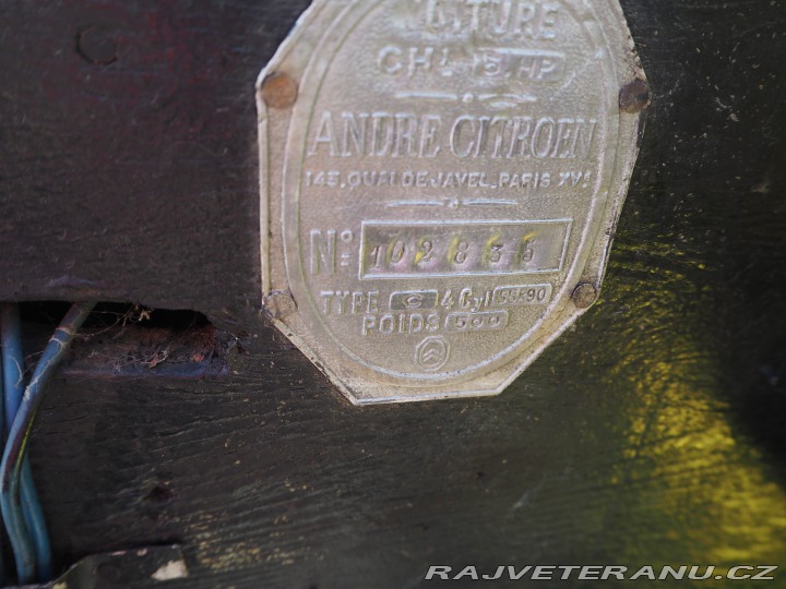 Citroën Ostatní modely C  5HP 1925