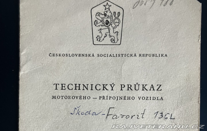 Škoda Favorit 136L 1989