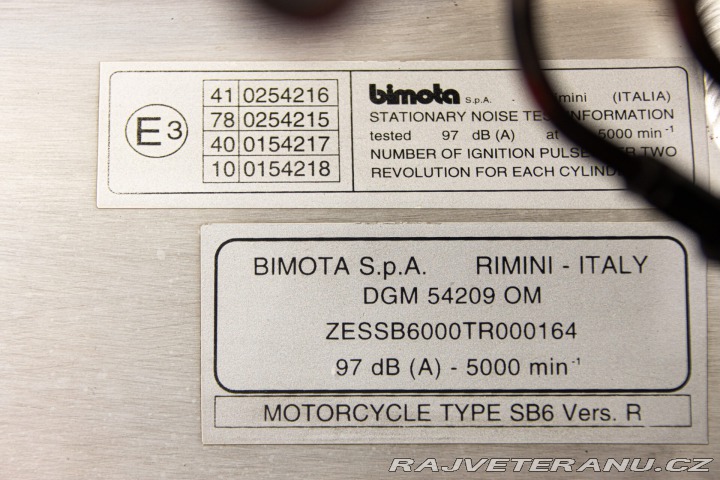 Ostatní značky Ostatní modely Bimota SB6 1100 R 1999