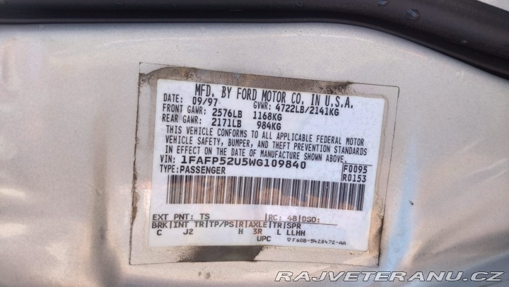 Ford Ostatní modely Taurus 1997