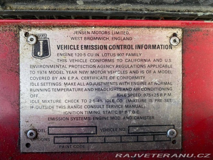 Ostatní značky Ostatní modely Jensen Healey 1973