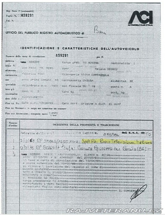 Fiat Campagnola 1101 A 1968