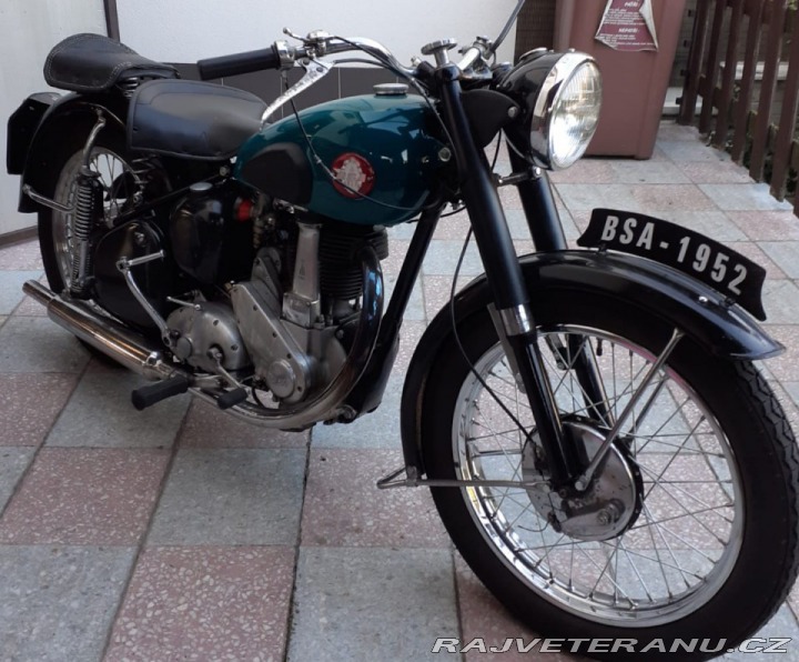 BSA B31 Motocykl 1952