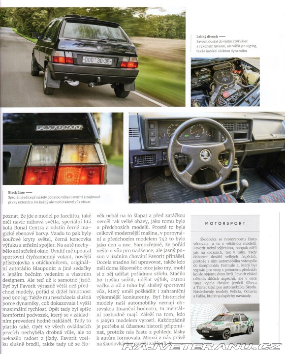 Škoda Favorit Black Line 1993