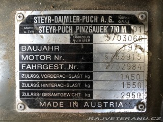 Ostatní značky Ostatní modely Steyr-Puch Pinzgauer 710M 1974