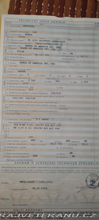 Honda Gold Wing SC14 1985