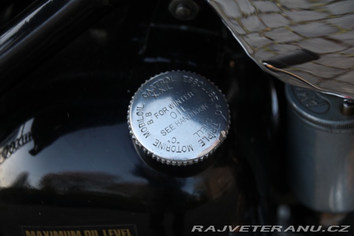 BSA A10 OHV - 650cc - Bílé SPZ 1950