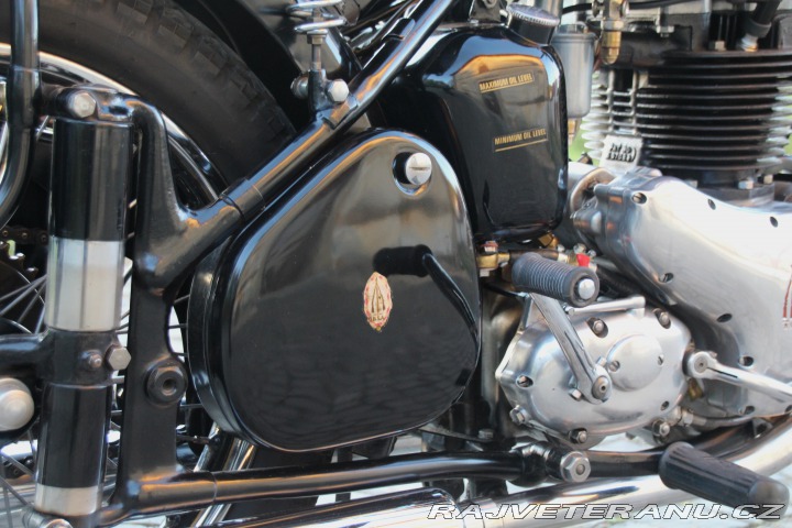 BSA A10 650cc - OHV - Bílé SPZ 1950