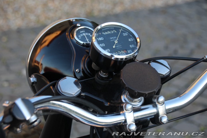 BSA A10 OHV - 650cc - Bílé SPZ 1950