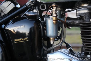 BSA A10 OHV - 650cc - Bílé SPZ 1950