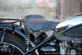 BSA A10 OHV - 650cc - Bílé SPZ 1950