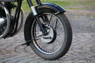 BSA A10 OHV - 650cc - Bílé SPZ 1950