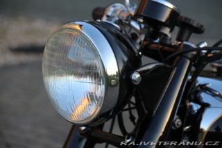 BSA A10 OHV - 650cc - Bílé SPZ 1950