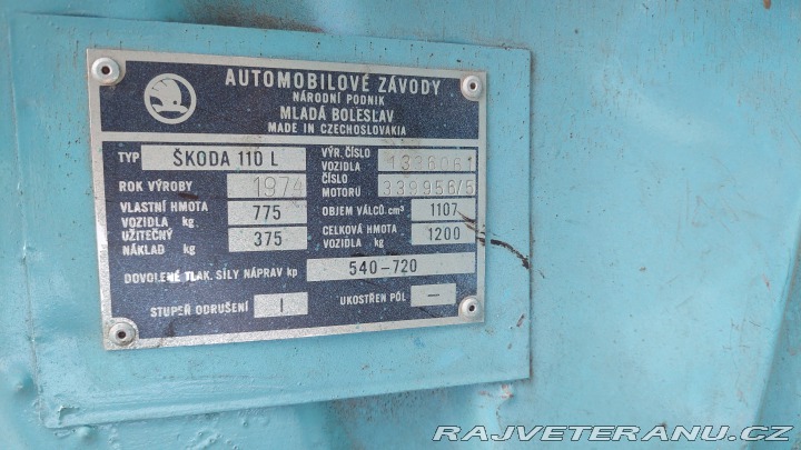 Škoda 110  1974