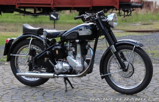 BSA B31 OHV - 350cc - Bílé SPZ