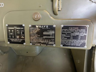 Ostatní značky Ostatní modely Willys  Overland MB 1941