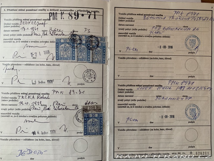 Škoda Favorit 135L rok 1/91 jeden majit 1991