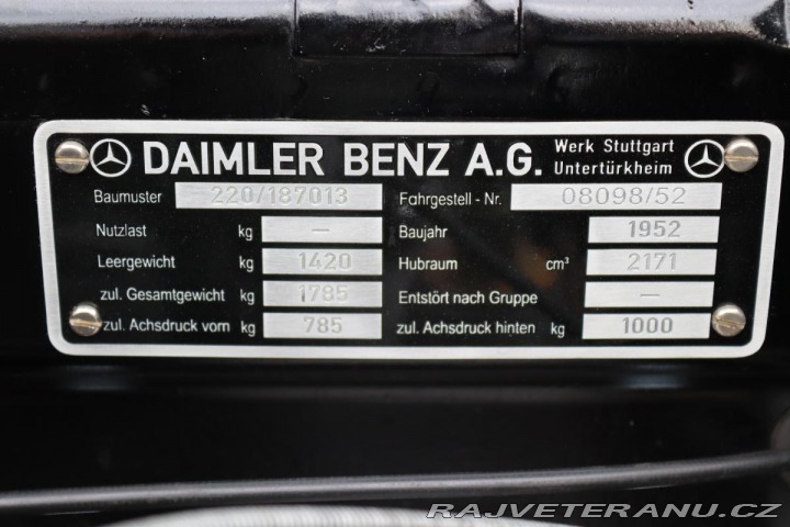 Mercedes-Benz 220 W187 220B CABRIO 1952
