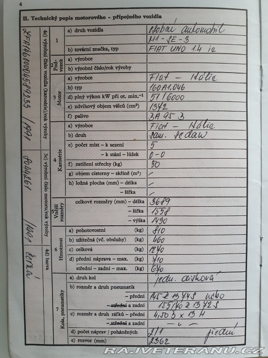 Fiat Uno 1991