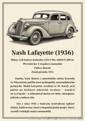 Ostatní značky Ostatní modely Nash Lafayette 1936