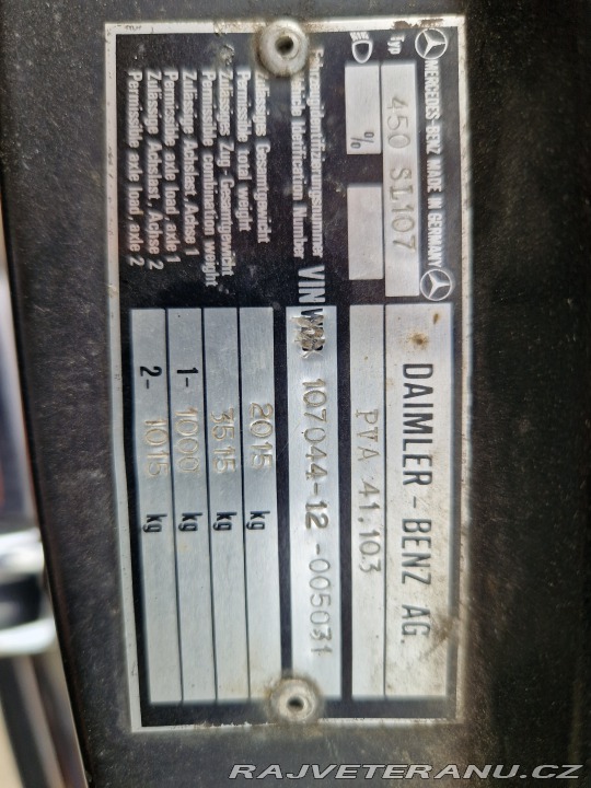 Mercedes-Benz SL 450 1972