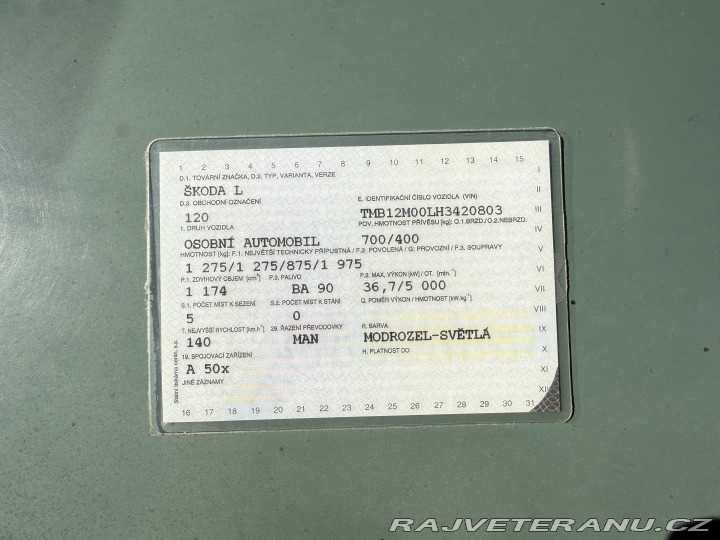 Škoda 120 L 1987