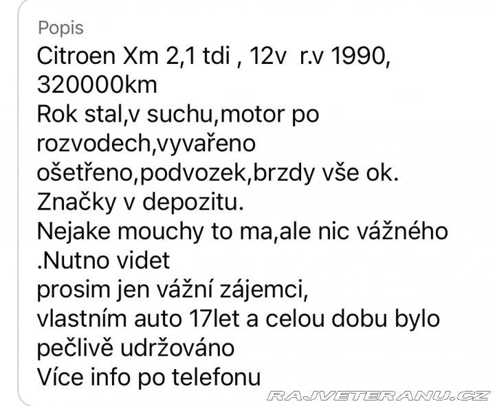 Citroën XM 1990