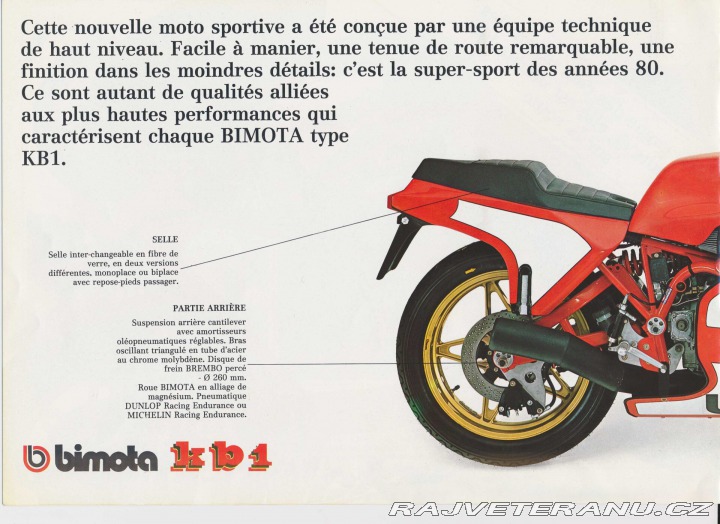 Ostatní značky Ostatní modely Bimota KB1 1977
