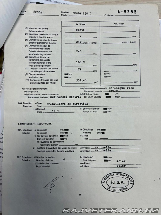 Škoda 130 LR 2x Weber 45 1988