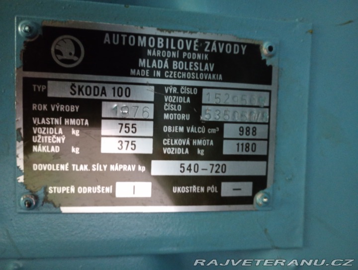 Škoda 100 1976
