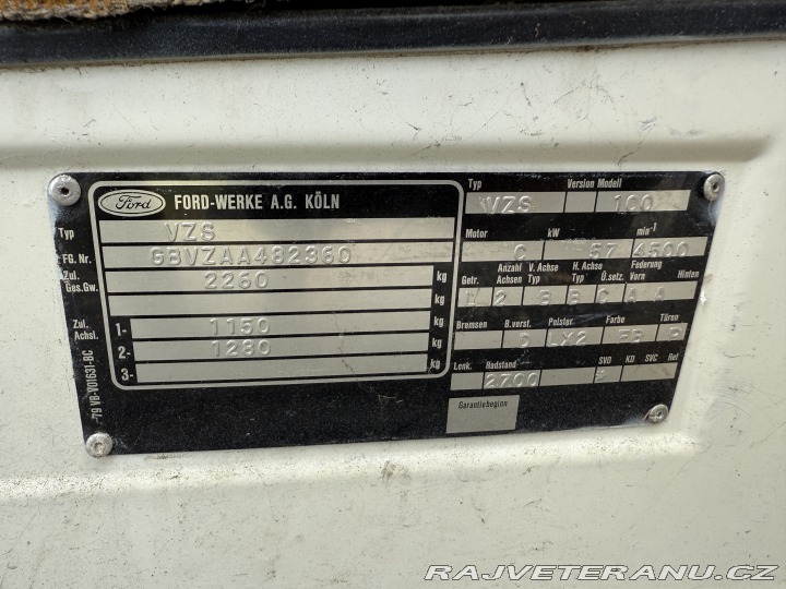 Ford Transit MK2 2,0benzín 1980