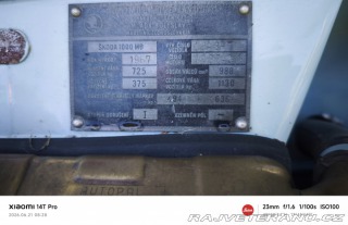 Škoda 1000 MB 1967