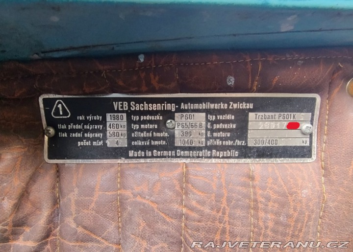 Trabant 601 1980
