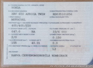 Honda XRV Africa Twin 1989