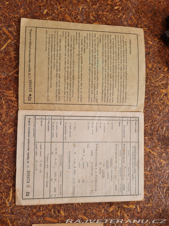 ČZ 125 B 1948