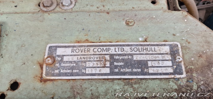 Land Rover Serie II a 88 1965