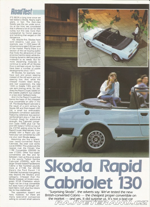 Škoda 130 RAPID LDD 1985