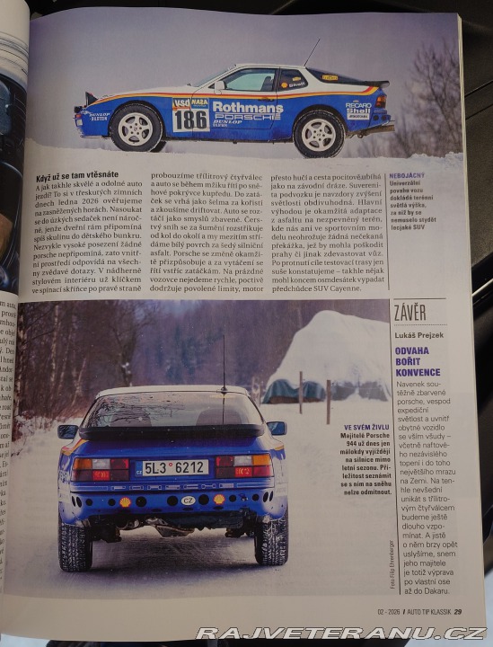 Porsche 944 S2 Dakar expedičníspeciál 1989