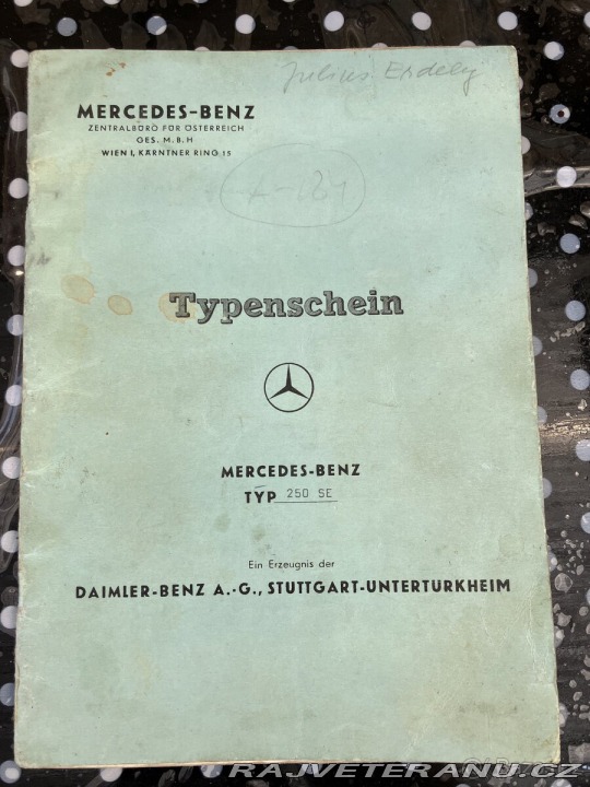 Mercedes-Benz 250 w108 250SE 1967